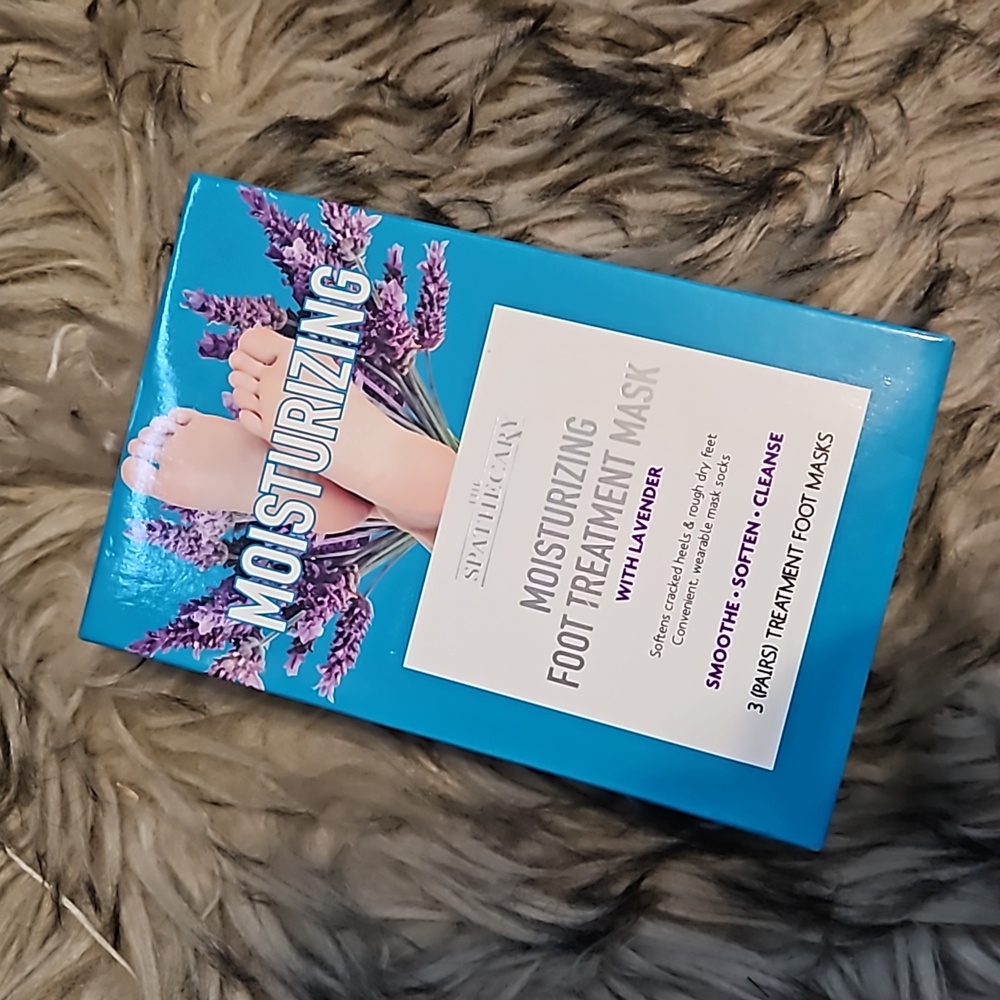 THE SPATHECARY MOISTURIZING FOOT TREATMENT MASK 3 PAIRS